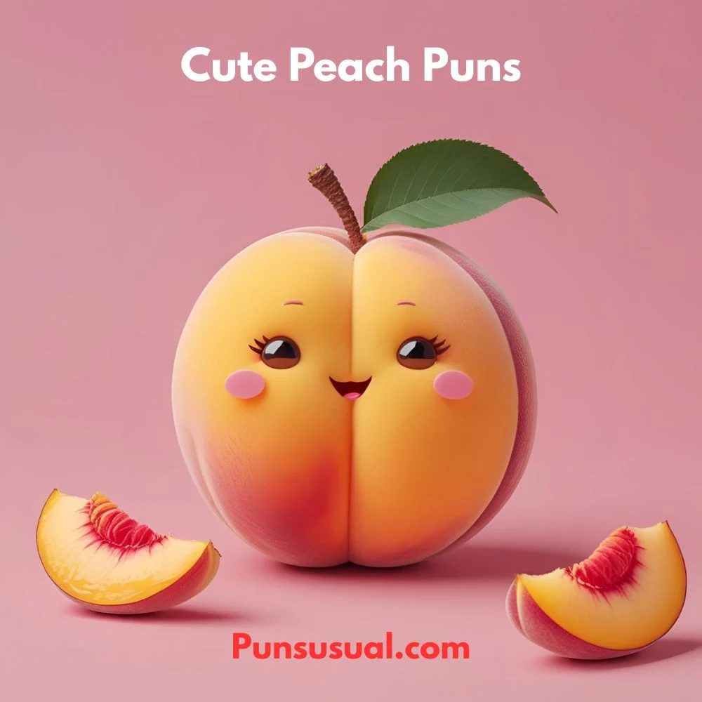 Cute Peach Puns