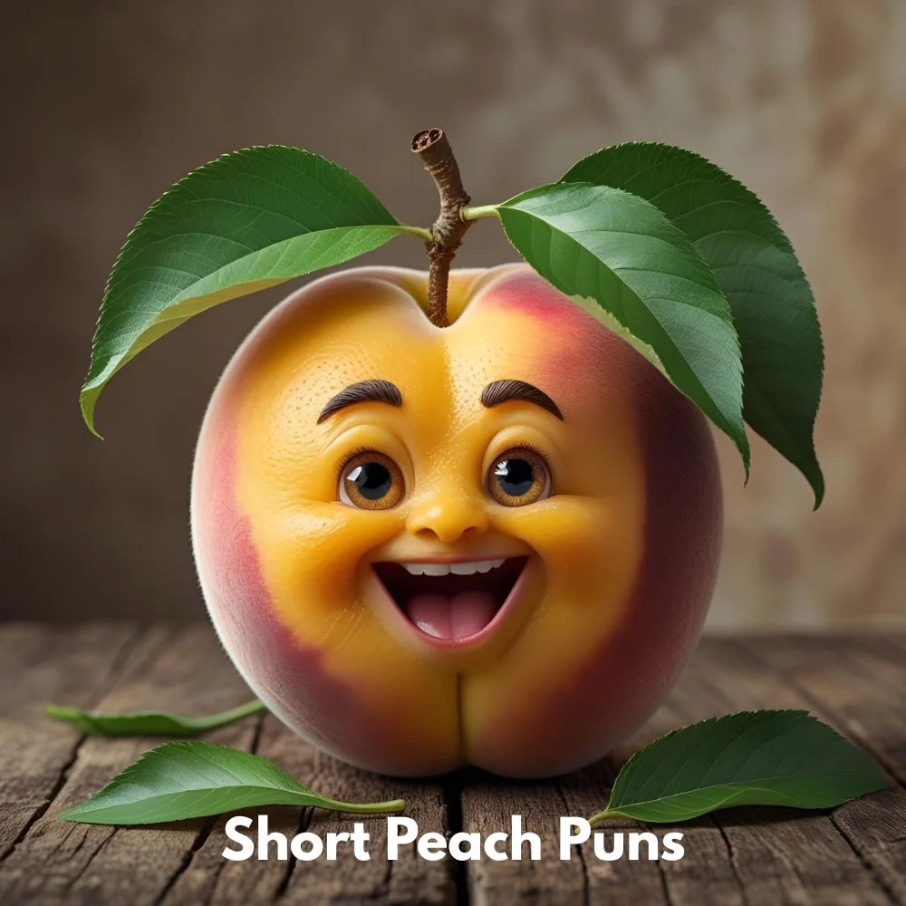 Short Peach Puns