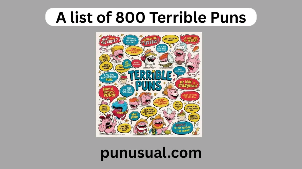 Terrible Puns